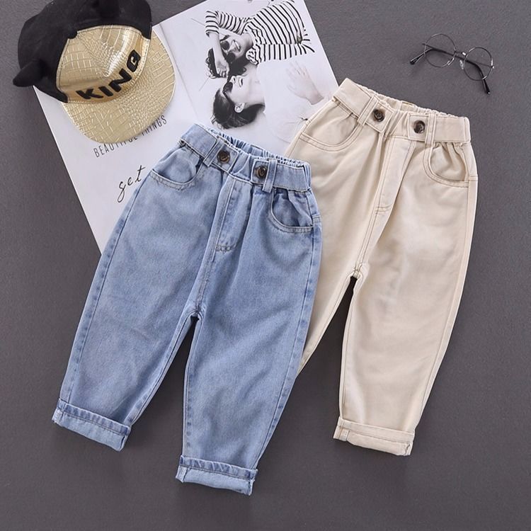 Western Style Baby Korean Daddy Pants