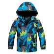 Boys' Outdoor Sports Windbreaker With Warm Waterproof Cloth