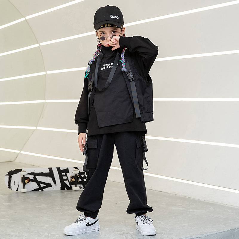 Hip Hop Costume Boys And Girls Fashion Trendy Children's Clothing