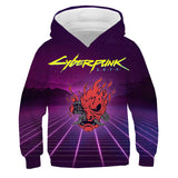 Cyberpunk 3D Full Color Children's Cweater Hoodie