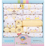 18-piece Cotton Newborn Gift Box Baby Clothes Set Newborn Baby Underwear Supplies - Almoni Express