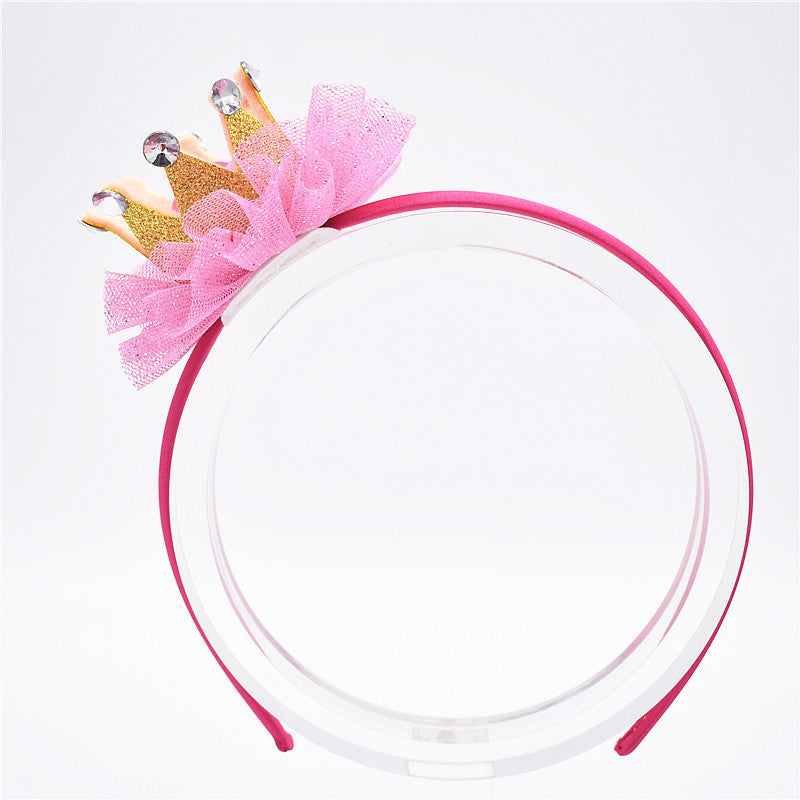 Children's tiara female baby crown headband