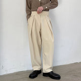 Men's Straight Tube High Waist Harem Trousers