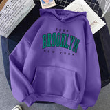 1898 Brooklyn New York Printed Women Hoodie - AL MONI EXPRESS