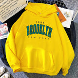 1898 Brooklyn New York Printed Women Hoodie - AL MONI EXPRESS