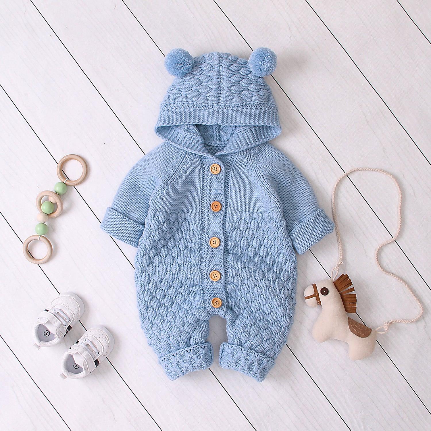 Baby knitted jumpsuit - Almoni Express