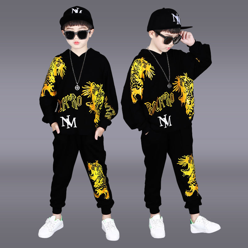 Boys' Spring Autumn Cotton Hip Hop Sports Suit