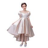 Puff Sleeve  Style Girl Princess Dress Little Girl Catwalk