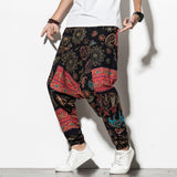 Summer Chinese Wind Bundle Foot Pants For Men Fattening