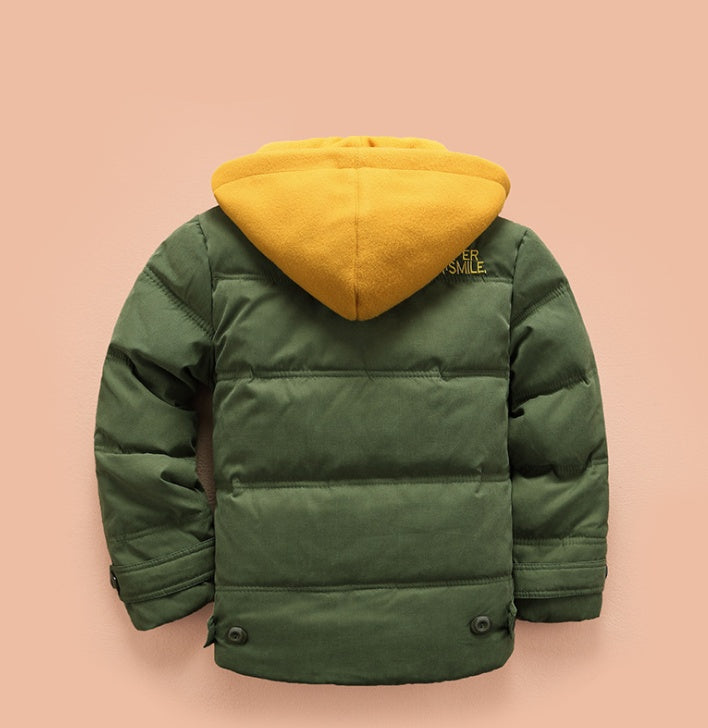 Children's down jacket boy new Korean version of the thickening down jacket in the children's winter clothing