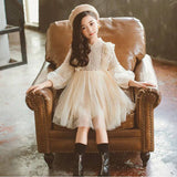 Children's Clothing Girls Autumn Clothing  New  Long-sleeved Princess Dress