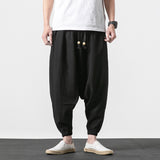 Retro Style Plus Size Men's Fat Plus Loose Casual Pants