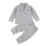 Cotton Two Piece Pajama Sets Toddler Kids Baby Girl Boy