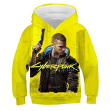 Cyberpunk 3D Full Color Children's Cweater Hoodie