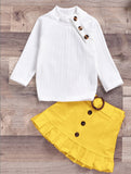 Pure cotton pit strip children's suit