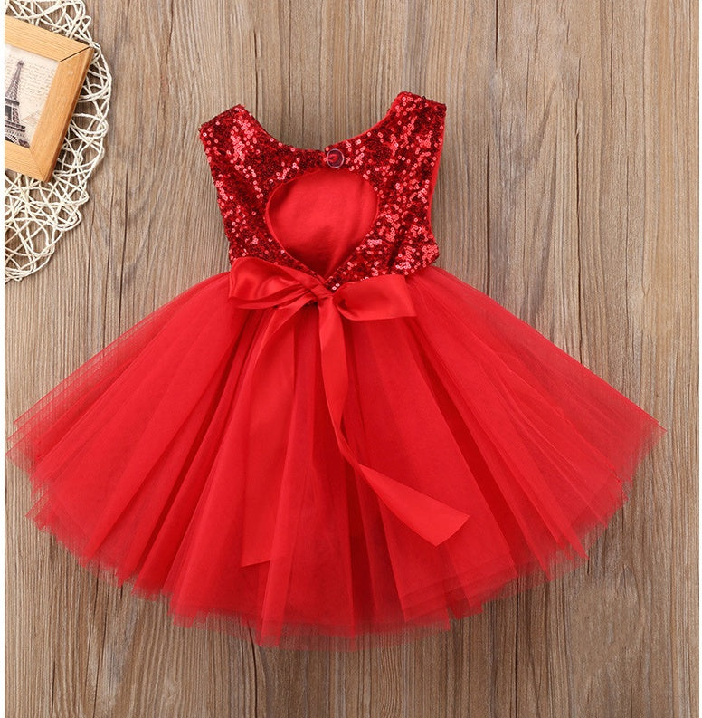 Princess Flower Girl Tutu Style Party Dress