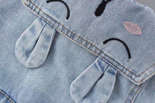 Girl summer denim skirt