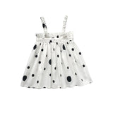 New children's clothing Korean version of the hot printed dot girl dress