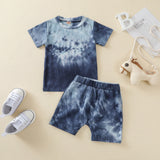 Tie-dye Round Neck Short-sleeved T-shirt