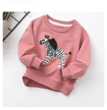 Long sleeve baby top with round neck