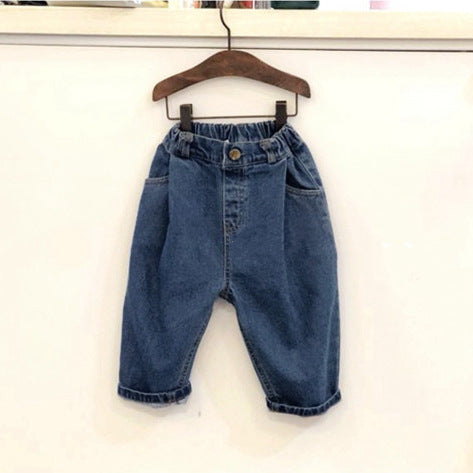 Children's ins versatile jeans