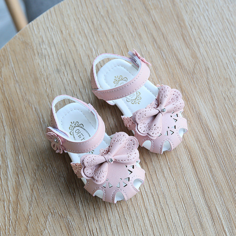 Baby Girl Sandals Toe Soft Sole Wear-resistant And Comfortable