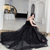 Black Evening Dress Temperamental Minority High-end