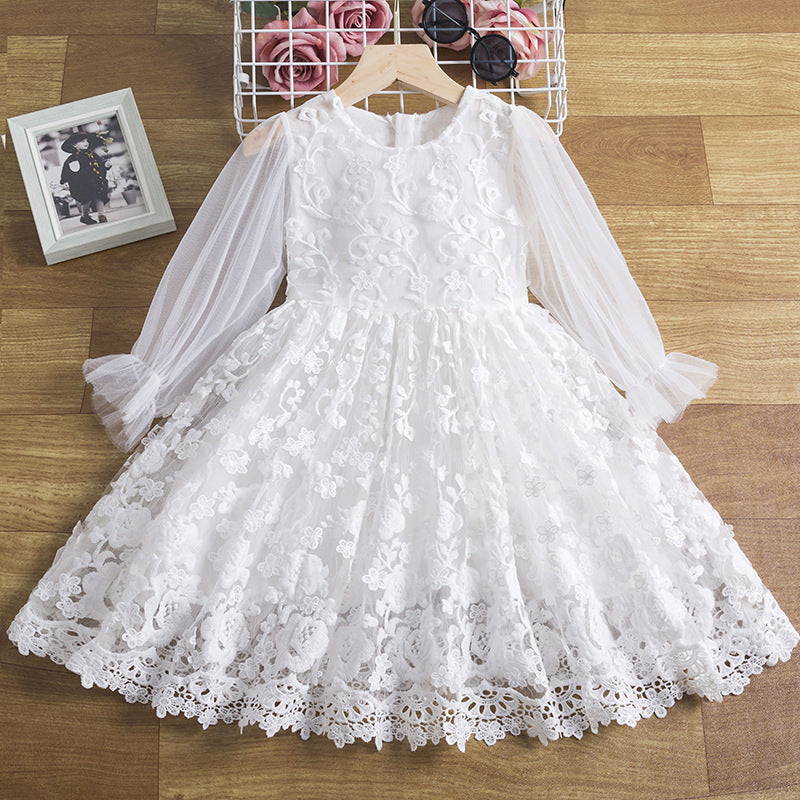 Children Dress Lace Dress Korean Fashion