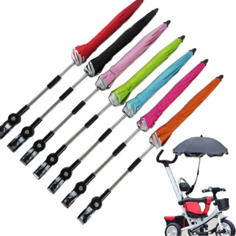 360 Degrees Pram Umbrellas Cart Accessories Adjustable Stroller Umbrella - Almoni Express