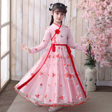 Girl antique dress