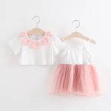 Kids girls dress sweet summer 2021 baby princess dress baby Tutu free on behalf of Taobao