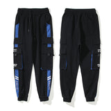 Straight Loose Bf Drape Color Matching Fried Street Sports Casual Pants