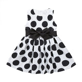 Girls' Dresses Polka Dot Bow A-Line Skirt Children's Skirts