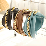 Fashion Chain Cross-knotted Headband Hair Accessory