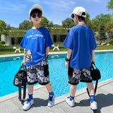 Cool And Handsome Boy Fashionable Summer Short Sleeved Suit