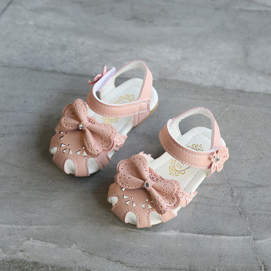 Baby Girl Sandals Toe Soft Sole Wear-resistant And Comfortable