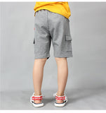 Summer New Boys' Cotton Casual Overalls Shorts