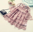 new version of Korean foreign trade children's clothing, children's princess skirt, lace trumpet sleeve embroidery, soft skirt, girl dress