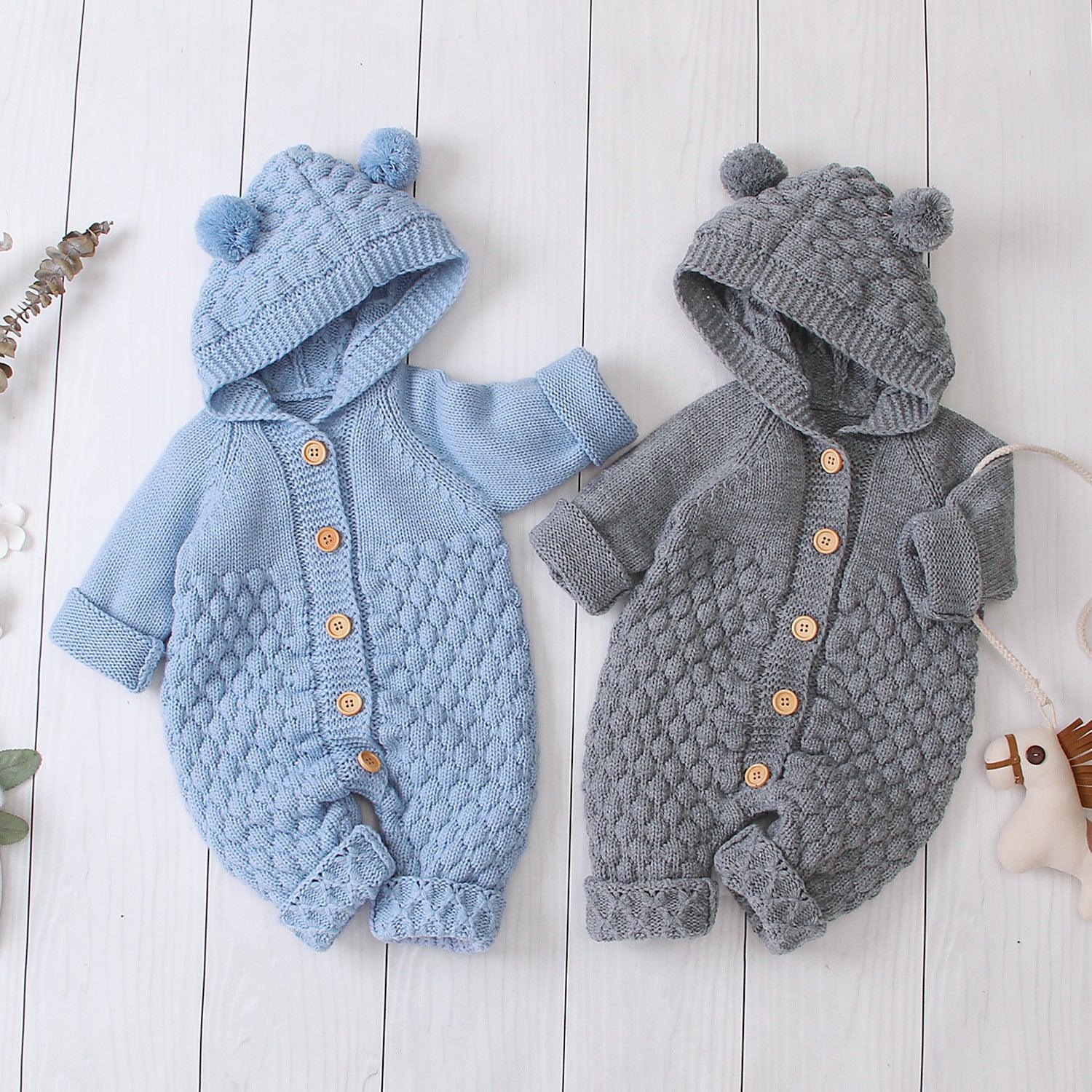 Baby knitted jumpsuit - Almoni Express