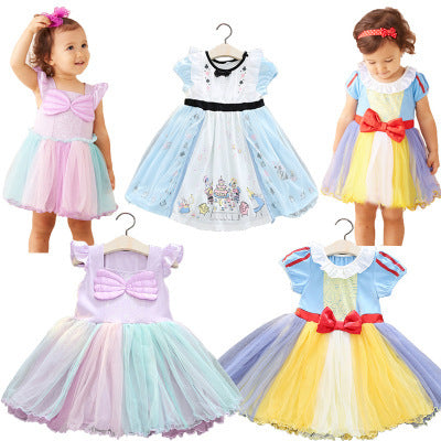 Children's Clothing New Princess Dress Girls Dress Children's Halloween Costume Children's Skirt