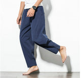 Ethnic Style Cotton And Linen Lace Hip-Hop Loose Harem Pants