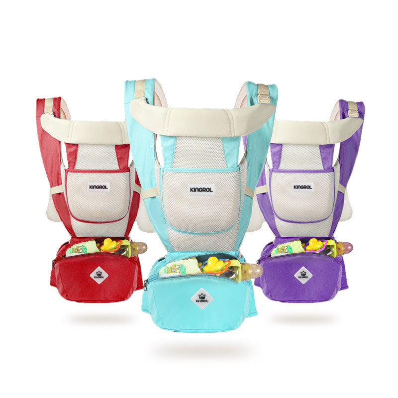 Multifunctional baby seat with back and waist