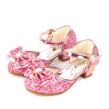 Children's Shoes Female Princess Crystal Shoes Soft Sole Show