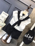 Two-piece boy summer suit