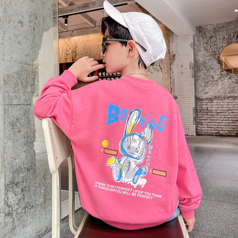 Boys Sweatshirt Autumn Tops Tide Brand