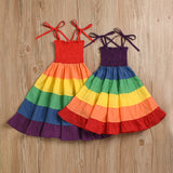 Skirt Rainbow Stripe Dress