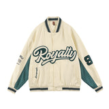 Retro Embroidery Stitching Baseball Uniform