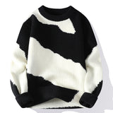 Autumn Youth Student Contrast Color Sweater Knitwear