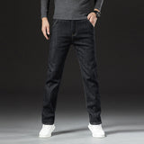 Men's Lambswool Fleece Padded Jeans Winter