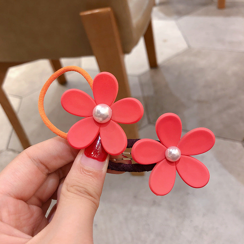 Flower hair clip